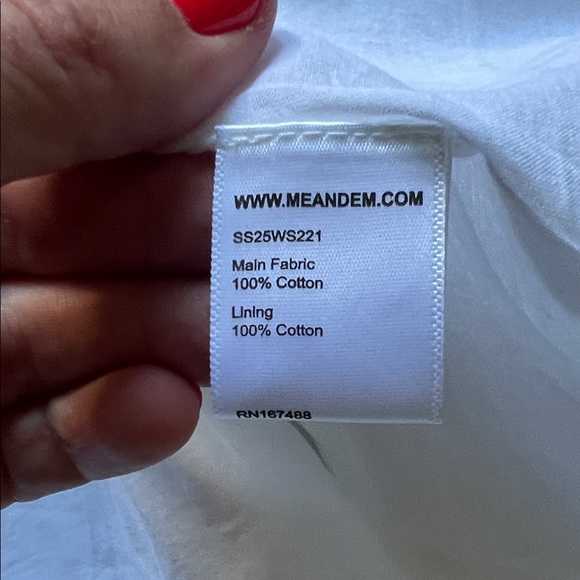 ME+EM Crisp White A-Line Skirt - Picture 6 of 6